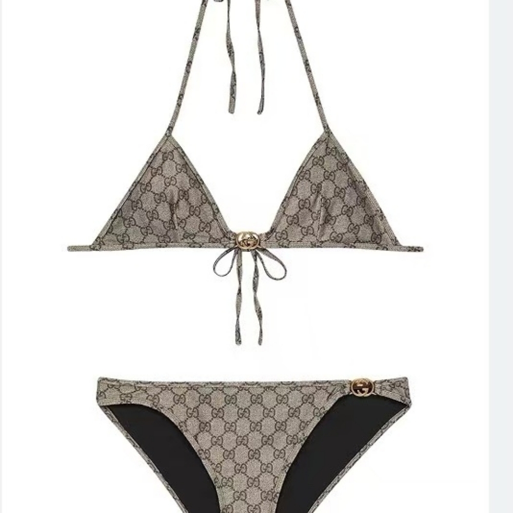 Gucci Gg Monogram Triangle Bikini - image 6
